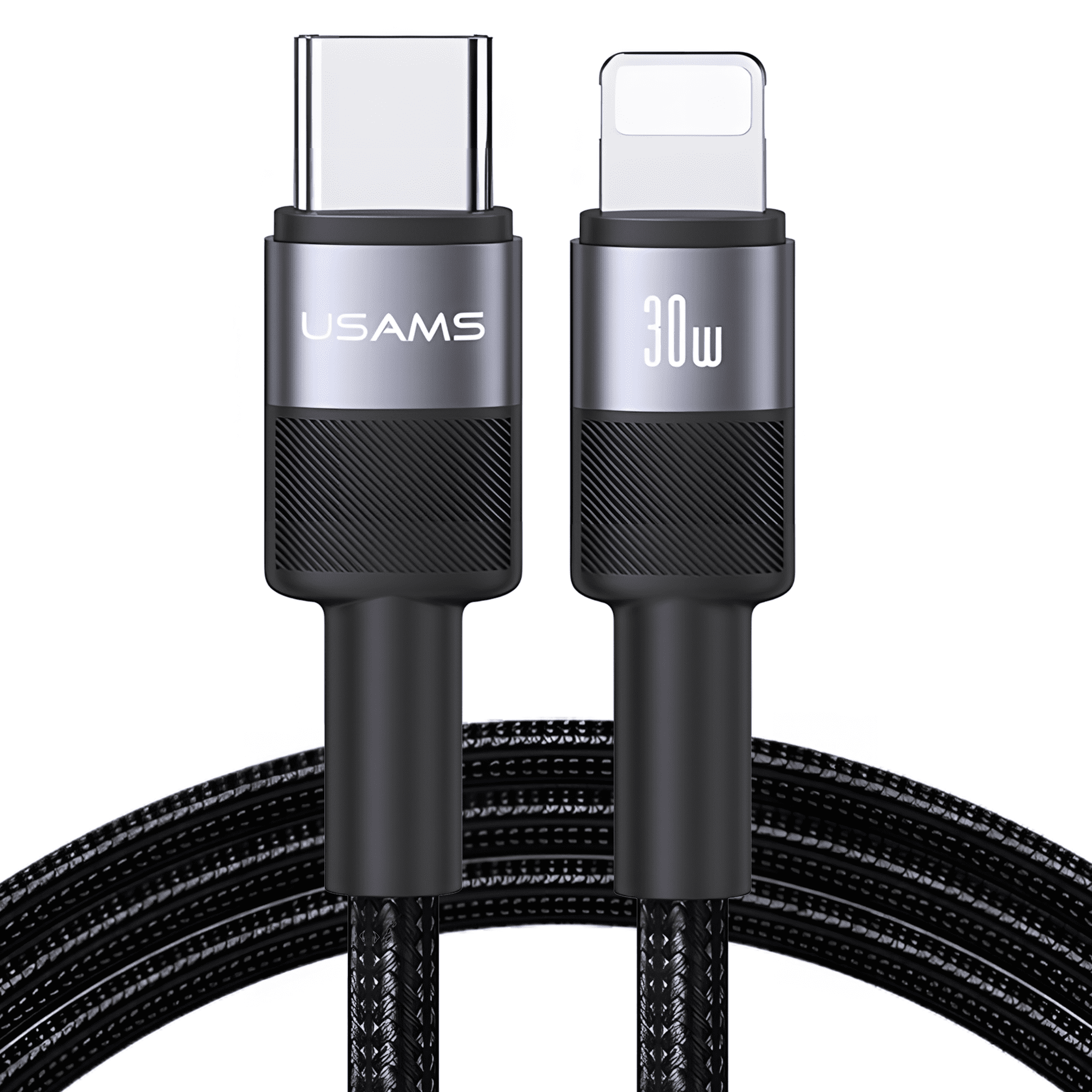 Usams - Cable Usb Tipo C Para Lightning Compatible Iphone 11 12 13 14 30w 1,2m Sj729