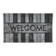 thumbnail image 1 of Alfombra Limpiapies Felpudo Alfombra De Entrada Welcome Gris, 1 of 7