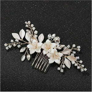 Veatool - Peinado Hecho A Mano Con Una Exquisita Tiara De Cristal, Accesorios De Belleza Para Bodas, Cotidianas, Fiestas, Banquetes