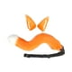 thumbnail image 1 of Juego De Orejas Y Cola De Para Niños Unisex De Peluche Para Disfraces De Actuación Naranja, 1 of 1