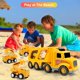 thumbnail image 2 of Juguetes 5 en 1 para camiones de construcción Nicmore para niños de 2 a 6 años, 2 of 7