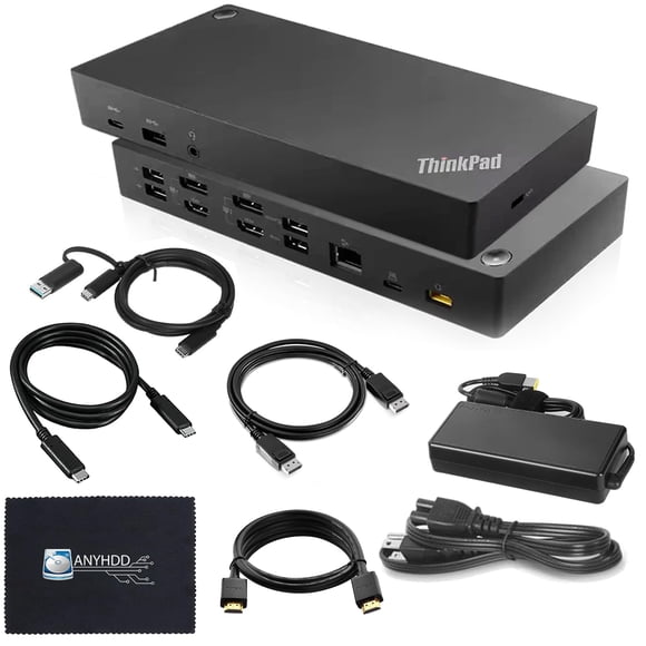 Estación de acoplamiento USB-C ANYHDD ThinkPad 40AF0135US con doble 4K