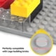 thumbnail image 2 of BlissBox Estantería Flotante 6 unidades 14 × 14 cm compatible con LEGO – gris, 2 of 9