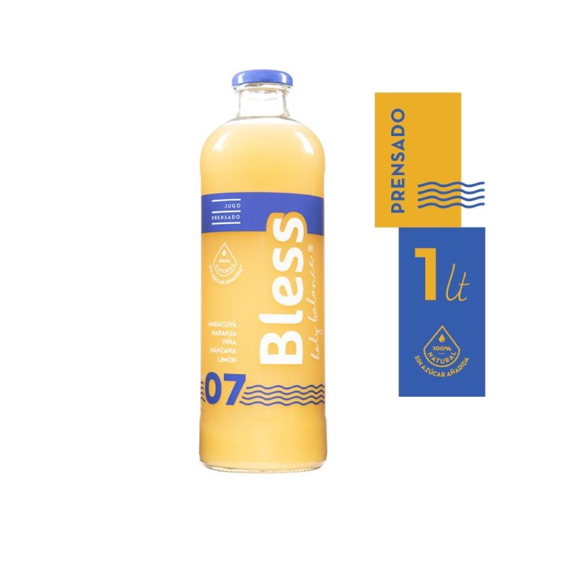 Jugo Natural Naranja Maracuya 1 L Bless