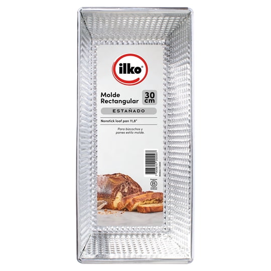 Molde Rectangular 1 Pieza Aluminio 1 Un Ilko