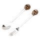 thumbnail image 1 of 1pc Skull Skeleton Tenedor Juego De Cucharas De Acero Bonito Regalo Para Cumplea?os Navidad, 1 of 5