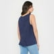 thumbnail image 2 of Blusa Mujer Sin Mangas Cuello Redondo Navy Print Corona, 2 of 5