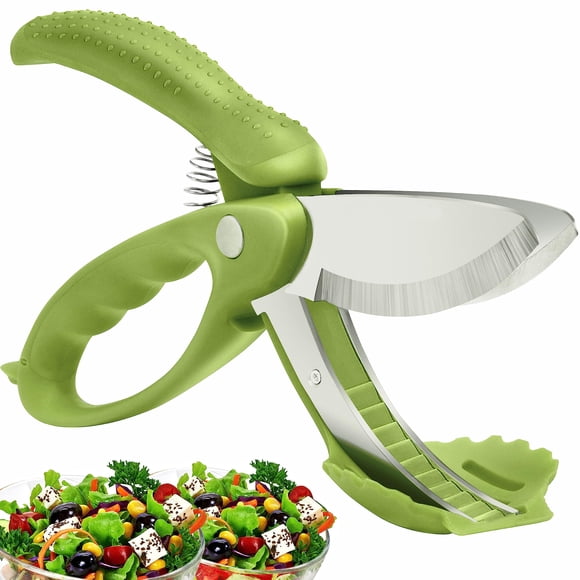 Tijeras Nish Products Cortador de Ensalada de Doble Hoja