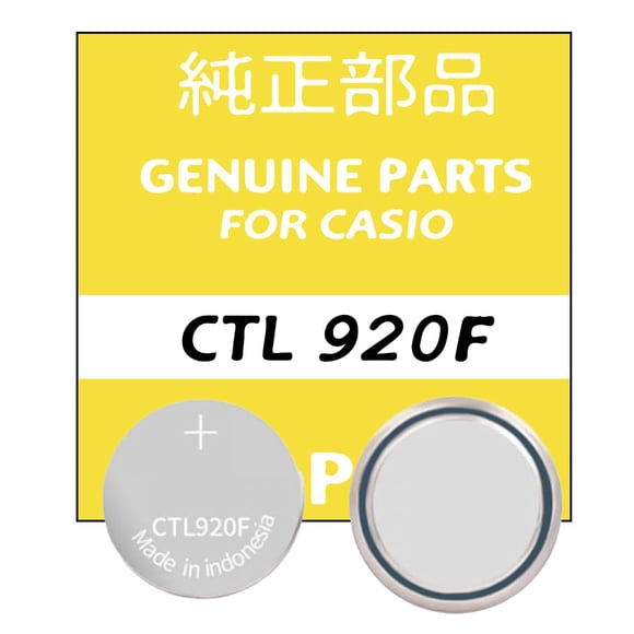 Batería Recargable Solar CTL920F para Relojes Casio y Panasonic – Solución Ecológica y de Larga Duración