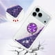 thumbnail image 4 of FOXDOCK Funda Glitter Líquida para iPhone 17 Pro Max con Anillo Brillante, TPU Antichoques y Esquinas Reforzadas, Soporte, 4 of 6