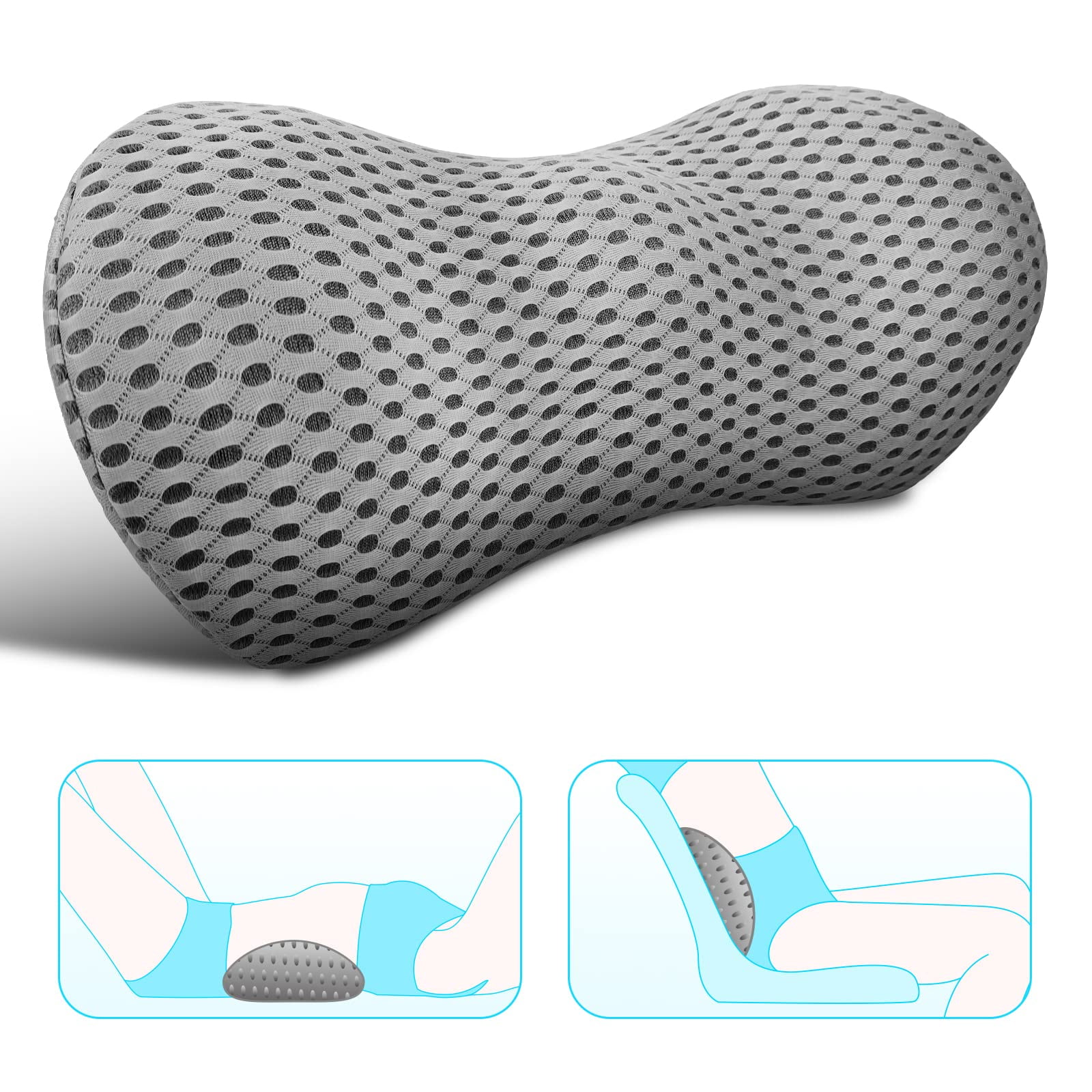 Almohada De Apoyo Lumbar Panduo Para Silla De Oficina, Viscoelástica