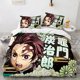 thumbnail image 1 of v2817 Bed Sheets Demon Slayer Bedding Set Anime Duvet Cover Pillowcases Single Twin Full Queen King Size Boys Girls Boys Gift Home Decor 3-Piece Bedding Set (1 Duvet Cover + 2 Pillow Shams) Bed Sheet, 1 of 5