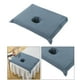 thumbnail image 2 of Soft Cotton Beauty Massage SPA Half Treatment Bed Table Cover Hole Towel70 x 50cm Bed Table Cover Sheets with Hole for Salon SPA, 2 of 3