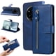 thumbnail image 1 of Funda con Cremallera para Realme 14 Pro, Carcasa Cartera de Cuero PU con Soporte y Tarjetero, 1 of 5