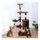thumbnail image 3 of Torre Arbol Rascador Gatos  BelugTerciopelo Con Casa Y Cuna Color Caqui, 3 of 5