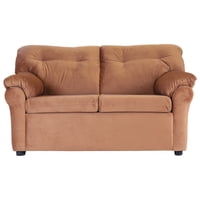 Muebles Altiro - Sofá Mateo 2 Cuerpos - Tela Felpa Tostado