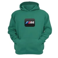 Genérico - Polerón Canguro Im Bmw Verde Aguamarina Talla Xs Unisex