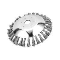 Ioensy - Cepillo De Deshierbe De Acero, Herramienta De Jardín, Rueda De Repuesto De 8 Pulgadas