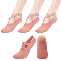 Telotenemos - Calcetines Antideslizantes Yoga Pilates Set 3 Pares