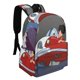 thumbnail image 2 of George Encoge-theme Backpack, Campus style schoolbag Bookbag with Adjustable Shoulder Straps And Large Zip Compartment, Unisex Travel Bags.42x30x15cm, 2 of 6