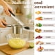 thumbnail image 5 of Exprimidor de patatas LunaCozy, grande, de acero inoxidable, resistente, 5 of 6