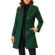 thumbnail image 1 of INSPIRE CHIC Abrigos de Mujer Abrigo Largo de Invierno con Botones Individuales M Verde, 1 of 6