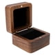 thumbnail image 2 of Caja De Anillo Cuadrado Magnético De Madera Maciza Para Pendientes De Boda Anillos De Compromiso, 2 of 3