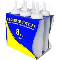 Botellas Squeeze New Star Foodservice 26115 De Plástico, 240 Ml, 6 Unidades