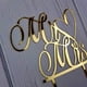 thumbnail image 2 of Cake topper JIEEIN Mr y Mrs acrílico dorado espejo, 2 of 4