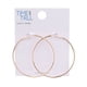 thumbnail image 2 of Aros Argolla Time and Tru Dorados Grandes 12cm Moda, 2 of 3