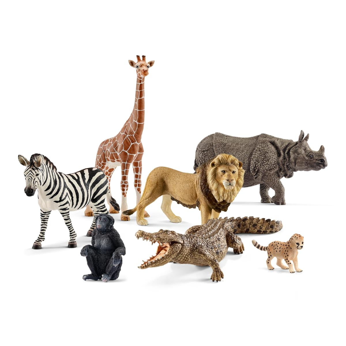 Set De Figuras De Animales Schleich Wild Life Safari, 7 Piezas, 3+