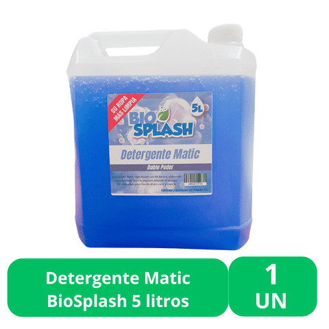Proquim - Detergente Matic Biosplash 5 Litros Unidad