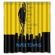 thumbnail image 1 of Cortina de ducha de Paper Towns, juego de cortinas de baño con ganchos, tamaño 66 x 72 pulgadas, 1 of 3