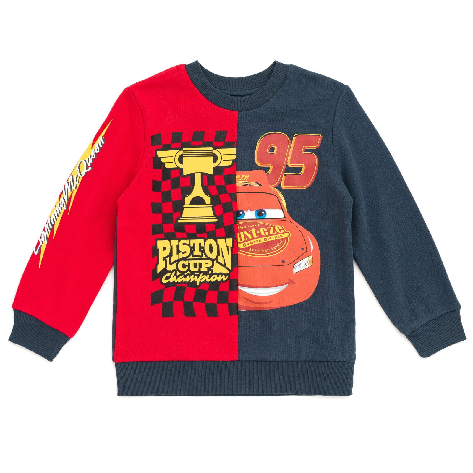 Sudadera De Felpa Disney Lightning Mcqueen Para Niños 7-8