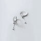 thumbnail image 2 of Aros De Plata Real 925 Gota Agua Circones Rosada #2, 2 of 3