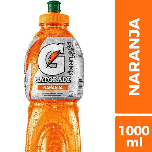 Bebida Isotónica Naranja Botella, 1 L