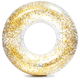 thumbnail image 1 of Flotador Inflable Redondo Intex Brillo 107x27 Cm Sparkling Glitter Tube Dorado, 1 of 3