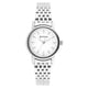 thumbnail image 1 of Reloj Titan Quartz analógico con esfera plateada y correa metálica para mujer, 1 of 7