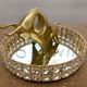 thumbnail image 3 of Toro ornamental estilo nórdico dorado, 3 of 6