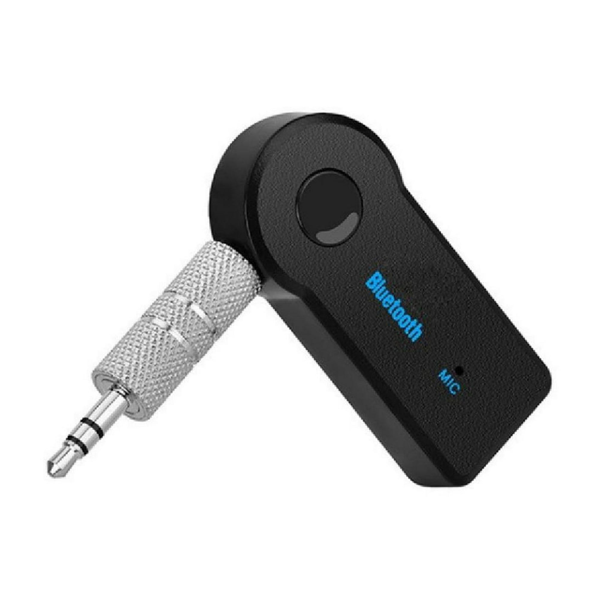 Impormaipu - Adaptador Transmisor Receptor Bluetooth Auxiliar Radio Auto Audifonos Carro Jack 3.5 Plug Cuadrado/redondo Basico