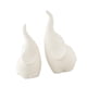 thumbnail image 2 of 2x Figurado De Elefante Escultura De Mesa Linda Para Mantel Decorative Baño Blanco, 2 of 5