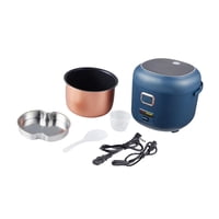 Magideal - Olla Arrocera Eléctrica Para Coche, Olla Arrocera Pequeña De 2L Con Seis Funciones Preestablecidas, Vaporera De Alimentos, Olla Arrocera De Viaje Para 24V