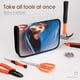 thumbnail image 3 of Underdog Bolsa de Almacenamiento Plegable Portátil con Compartimentos, Organizador de Herramientas Multi-Bolsillo, Uso Dual Viaje y Hogar 26.5*17.8cm, 3 of 5