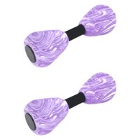 Magideal - 2 Mancuernas Acuáticas Para Piscina, Barra De Natación Portátil Para Entrenamiento De Natación, Pesas De Espuma Para Piscina, Spa, Gimnasio Y Fitness. Violeta Y Blanco