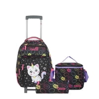 Pack Mochila Con Ruedas Xtrem Run 5Xt Gato Negro