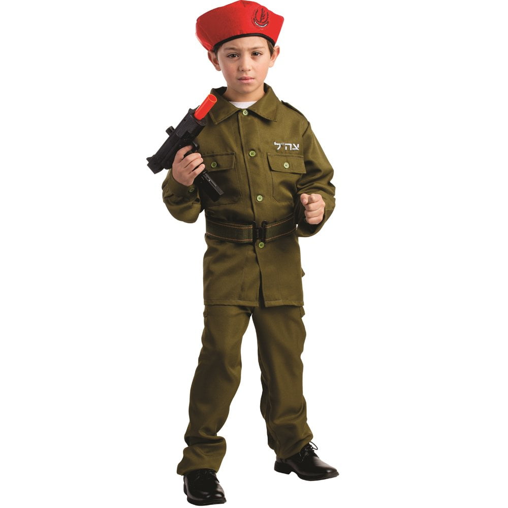 Dress Up America - Disfraz De Soldado Israelí Estadounidense Para Niños Con Uniforme Militar
