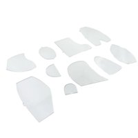 Bothyi - Juego De Reglas De Plantilla De Oso De Memoria, 10 Piezas, Patrones De Costura Acrílicos De Oso De Costura M