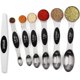 thumbnail image 1 of Cucharas medidoras BIDFUL de 9 piezas de acero inoxidable, modelo 1161Cda, 1 of 3