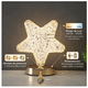 thumbnail image 2 of Lámpara De Mesa Led Cristal Recargable Táctil 3 Tonos ESTRELLA, 2 of 6