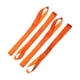 thumbnail image 3 of 5 Uds Bucles Suaves Bucles De Amarre De Alta Resistencia Correas De Amarre De Nailon Resistentes Naranja 46,5 Cm, 3 of 5